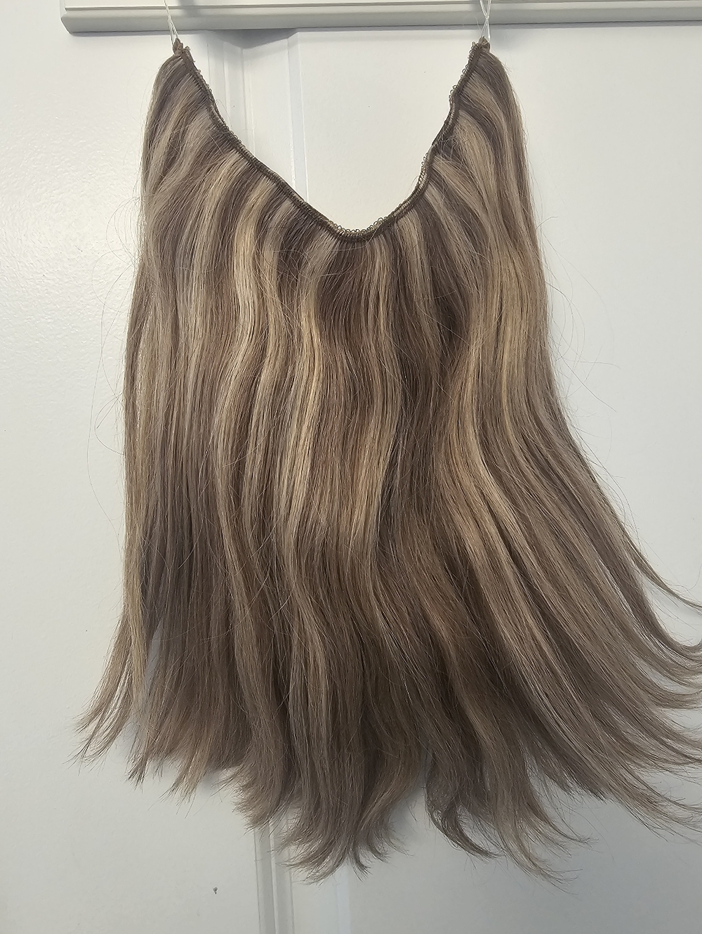 Luxy Human Hair 12" Halo Extension With Clips